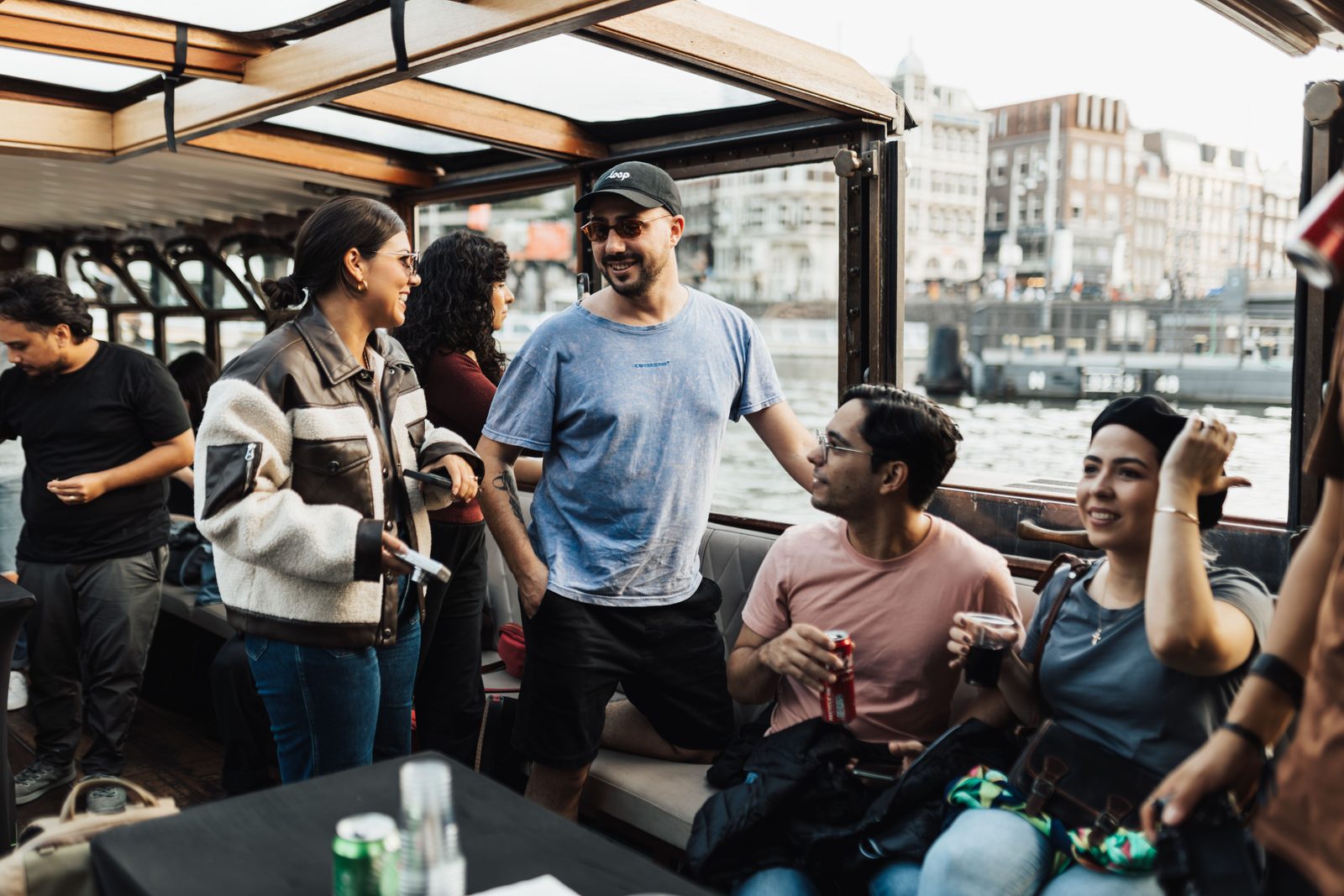 A society boat party